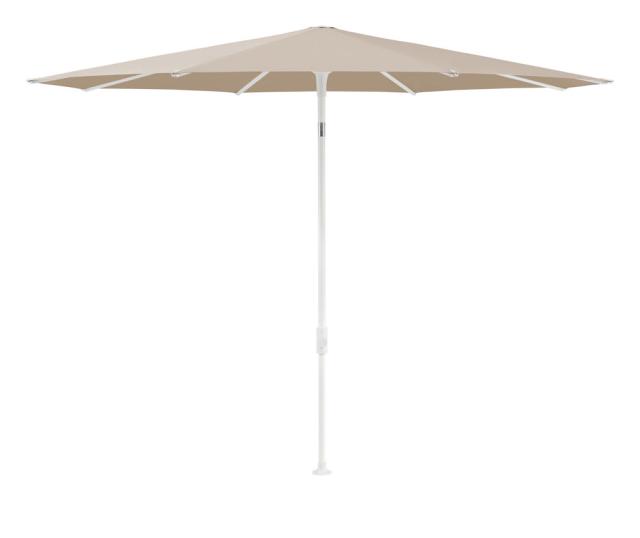 Glatz SMART Sonnenschirm Ø2,5m weiß/linen Stoffqualität 5 #1