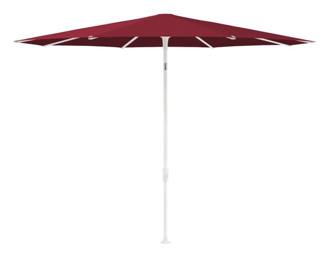 Glatz SMART Sonnenschirm Ø3,0m weiß/burgundy Stoffqualität 5 #1