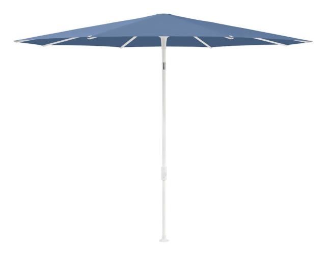 Glatz SMART Sonnenschirm Ø3,0m weiß/cobalt Stoffqualität 4 #1