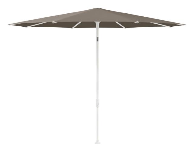 Glatz SMART Sonnenschirm Ø3,0m weiß/sandstone Stoffqualität 5 #1
