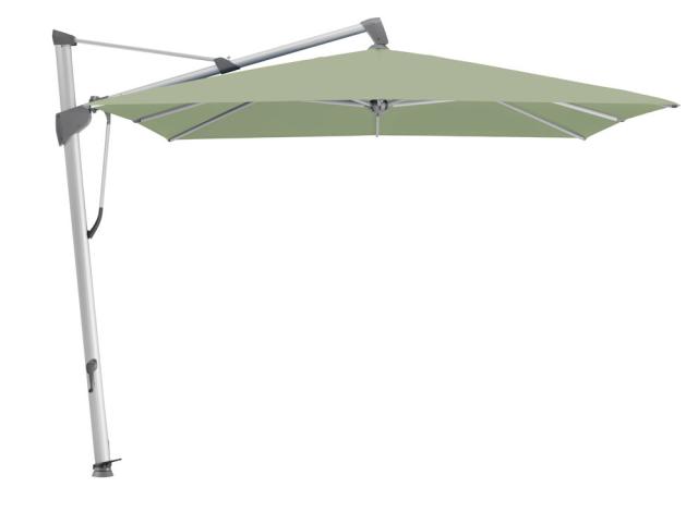 Glatz SOMBRANO S+ Ampelschirm 3,5x3,5 m Alu-natureloxiert/pistacchio Stoffqualität 5 #1