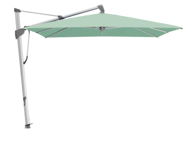 Glatz SOMBRANO S+ Ampelschirm 3,5x3,5 m Alu-natureloxiert/jade Stoffqualität 5 #1