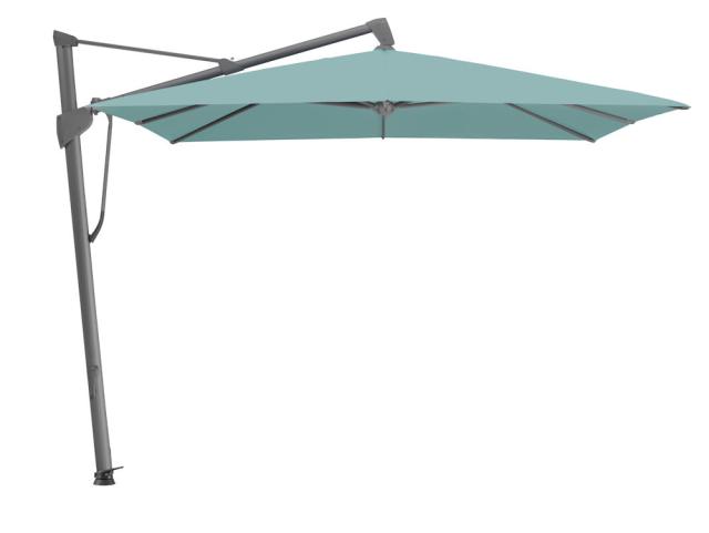 Glatz SOMBRANO S+ Ampelschirm 3,5x3,5 m anthrazit/ocean Stoffqualität 4 #1