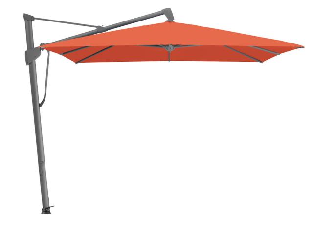 Glatz SOMBRANO S+ Ampelschirm 3,5x3,5 m anthrazit/papaya Stoffqualität 5 #1
