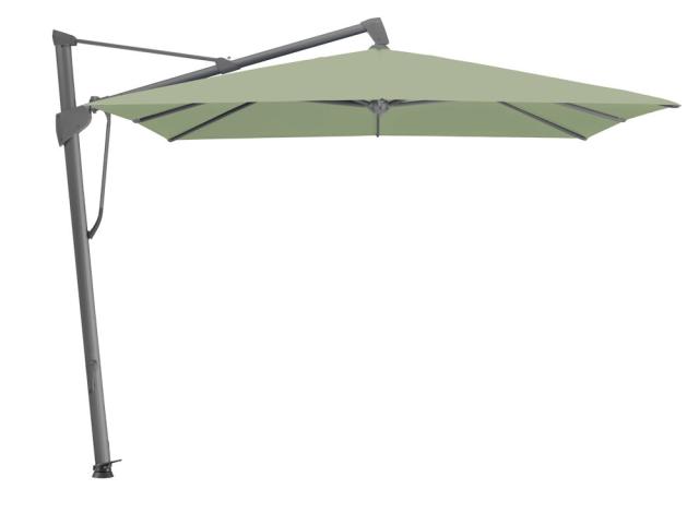 Glatz SOMBRANO S+ Ampelschirm 3x3 m anthrazit/pistacchio Stoffqualität 5 #1