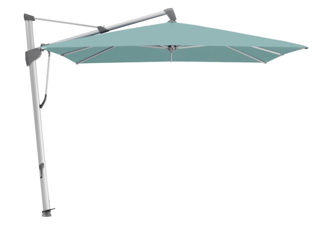 Glatz SOMBRANO S+ Ampelschirm 4x3 m Alu-natureloxiert/ocean Stoffqualität 4 #1