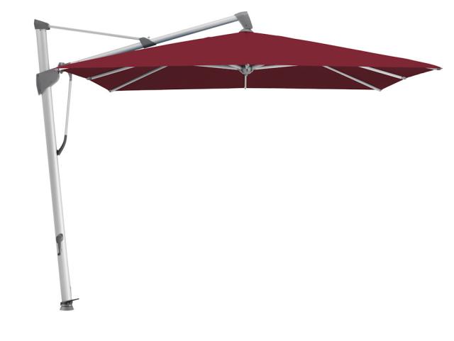 Glatz SOMBRANO S+ Ampelschirm 4x3 m Alu-natureloxiert/burgundy Stoffqualität 5 #1