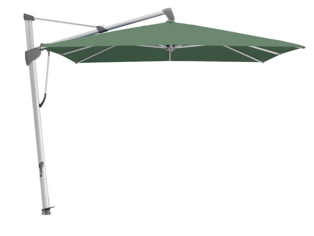 Glatz SOMBRANO S+ Ampelschirm 4x3 m Alu-natureloxiert/nile Stoffqualität 5 #1