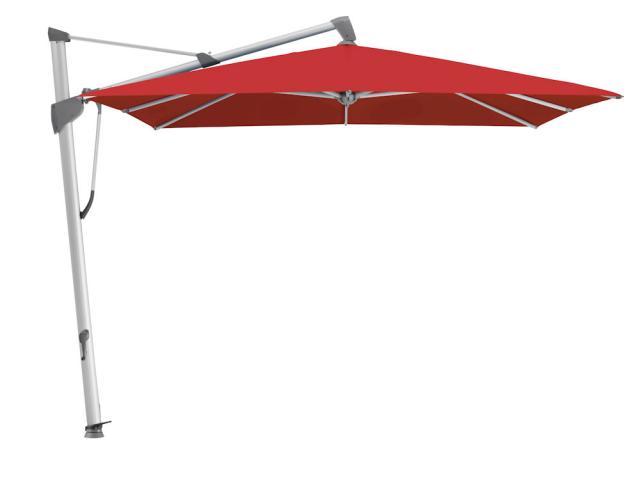 Glatz SOMBRANO S+ Ampelschirm 4x3 m Alu-natureloxiert/campari Stoffqualität 5 #1
