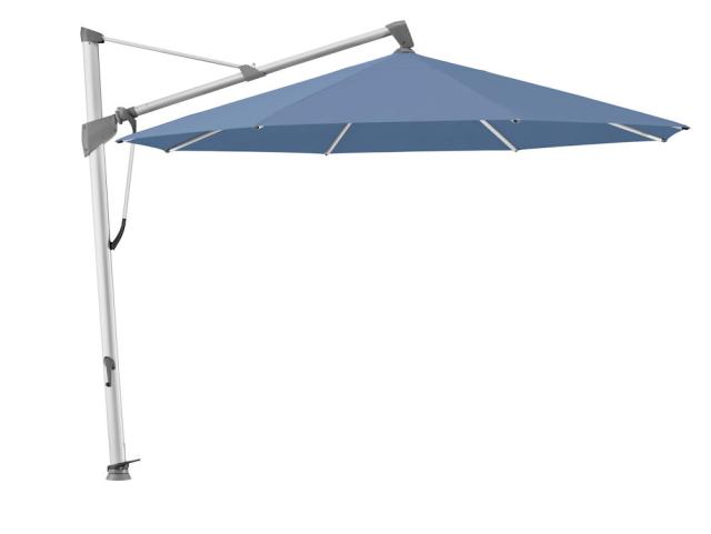 Glatz Sombrano S+ Ampelschirm Ø 3,5 m alu-natureloxiert/cobalt Stoffqualität 4 #1