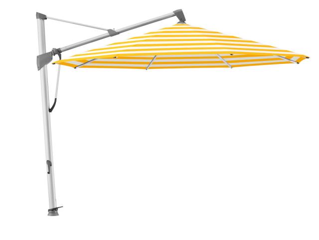 Glatz Sombrano S+ Ampelschirm Ø 3,5 m alu-natureloxiert/yellow stripe Stoffqualität 5 #1
