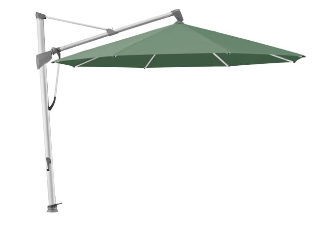 Glatz Sombrano S+ Ampelschirm Ø 3,5 m alu-natureloxiert/nile Stoffqualität 5 #1