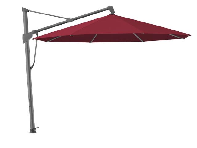 Glatz Sombrano S+ Ampelschirm Ø 3,5 m anthrazit/burgundi Stoffqualität 5 #1