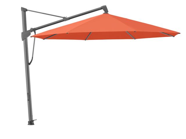 Glatz Sombrano S+ Ampelschirm Ø 3,5 m anthrazit/papaya Stoffqualität 5 #1