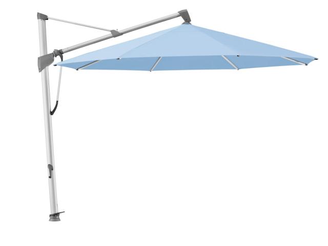 Glatz Sombrano S+ Ampelschirm Ø 4,0 m alu-natureloxiert/cloud Stoffqualität 5 #1