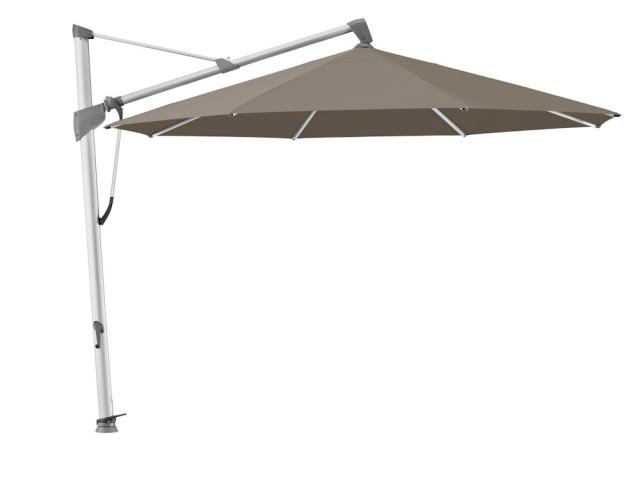Glatz Sombrano S+ Ampelschirm Ø 4,0 m alu-natureloxiert/sandstone Stoffqualität 5 #1
