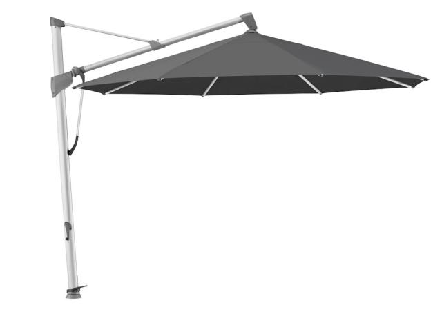 Glatz Sombrano S+ Ampelschirm Ø 4,0 m alu-natureloxiert/carbone Stoffqualität 5 #1