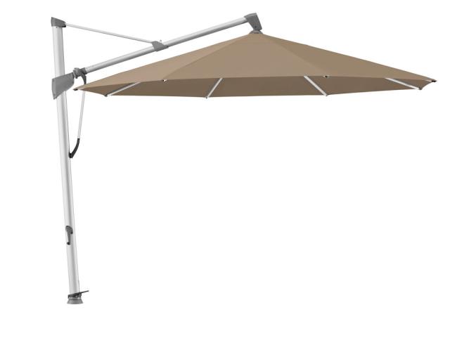 Glatz Sombrano S+ Ampelschirm Ø 4,0 m alu-natureloxiert/walnut Stoffqualität 5 #1