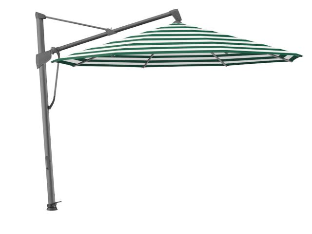 Glatz Sombrano S+ Ampelschirm Ø 4,0 m anthrazit/green stripe Stoffqualität 5 #1