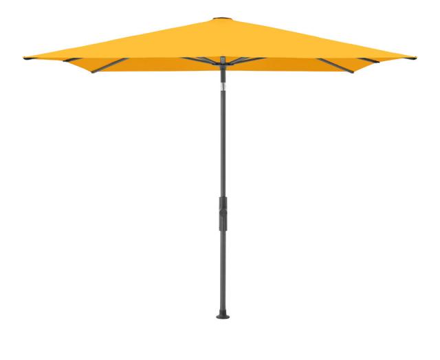 Glatz Twist Kurbel-Sonnenschirm 2,4x2,4 m anthrazit/corn Stoffqualität 5 #1