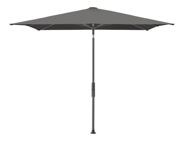 Glatz Twist Kurbel-Sonnenschirm 2,4x2,4 m anthrazit/lava Stoffqualität 5 #1