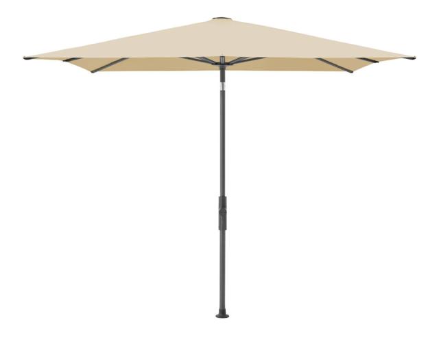 Glatz Twist Kurbel-Sonnenschirm 2,5x2,0 m anthrazit/bamboo Stoffqualität 5 #1