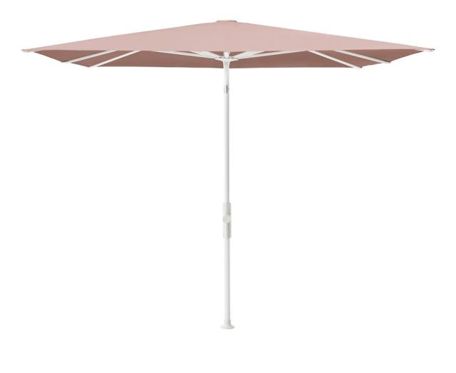 Glatz Twist Kurbel-Sonnenschirm 2,5x2,0 m weiss/blush Stoffqualität 5 #1
