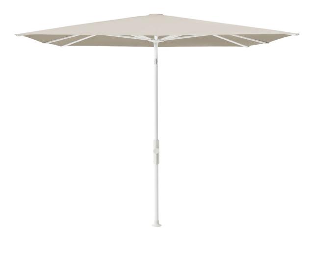 Glatz Twist Kurbel-Sonnenschirm 2,5x2,0 m weiss/urban chrome Stoffqualität 5 #1