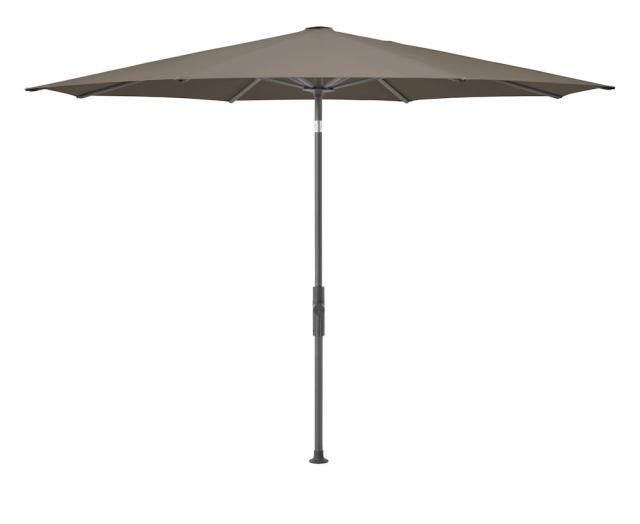 Glatz Twist Kurbel-Sonnenschirm Ø 2,7 m anthrazit/sandstone Stoffqualität 5 #1