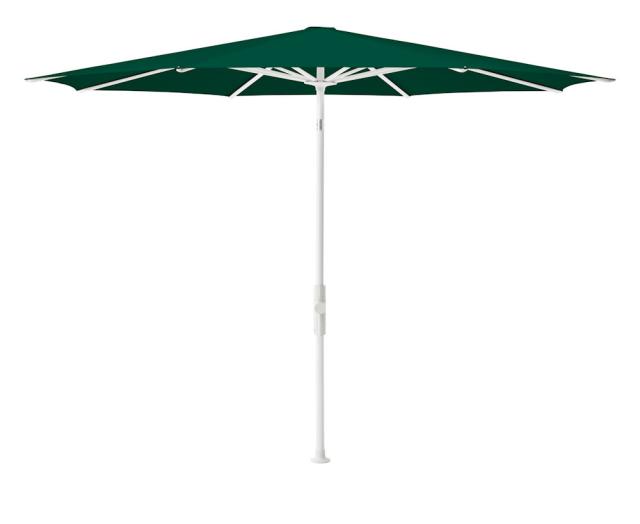 Glatz Twist Kurbel-Sonnenschirm Ø 2,7 m weiss/aloe Stoffqualität 5 #1