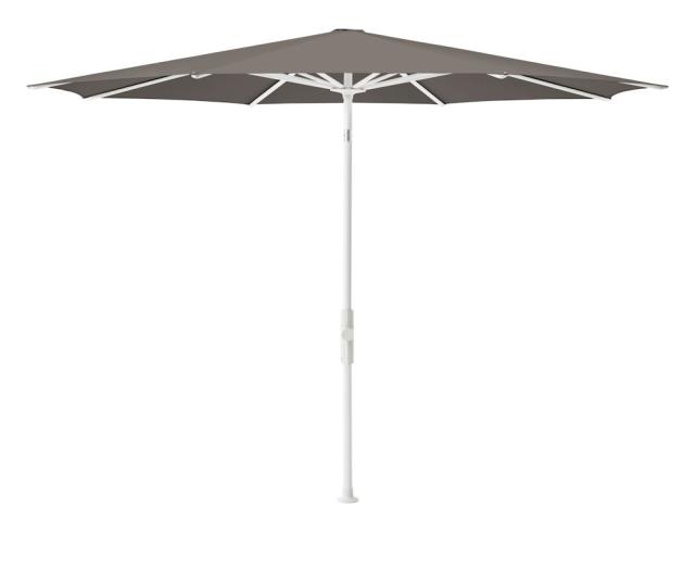 Glatz Twist Kurbel-Sonnenschirm Ø 2,7 m weiss/forge Stoffqualität 5 #1