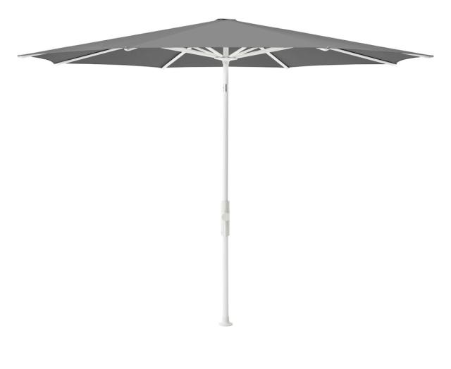 Glatz Twist Kurbel-Sonnenschirm Ø 2,7 m weiss/thunder Stoffqualität 5 #1