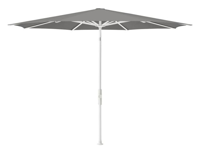 Glatz Twist Kurbel-Sonnenschirm Ø 2,7 m weiss/urban shadow Stoffqualität 5 #1