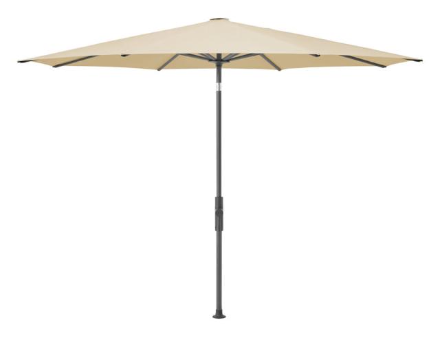 Glatz Twist Kurbel-Sonnenschirm Ø 3,0 m anthrazit/bamboo Stoffqualität 5 #1