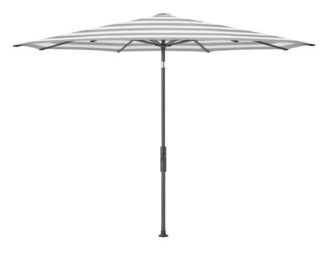 Glatz Twist Kurbel-Sonnenschirm Ø 3,0 m anthrazit/grey stripe Stoffqualität 5 #1
