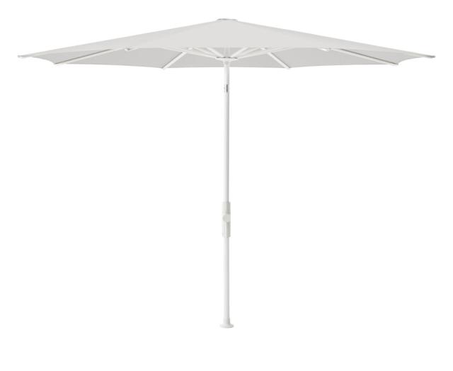 Glatz Twist Kurbel-Sonnenschirm Ø 3,0 m weiss/alabaster Stoffqualität 5 #1