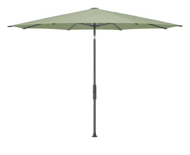 Glatz Twist Kurbel-Sonnenschirm Ø 3,3 m anthrazit/pistacio Stoffqualität 5 #1