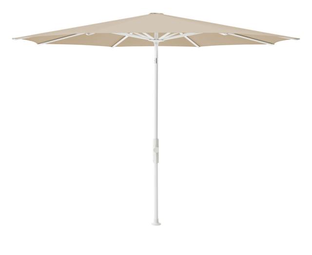 Glatz Twist Kurbel-Sonnenschirm Ø 3,3 m weiss/cream Stoffqualität 4 #1