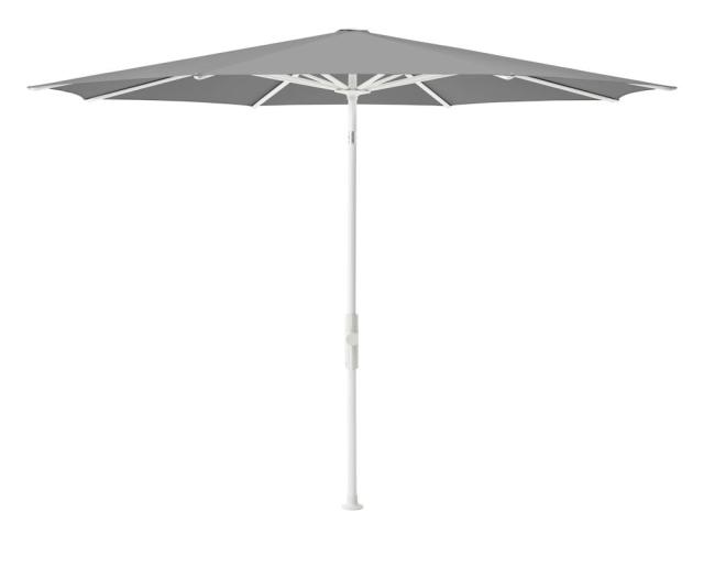 Glatz Twist Kurbel-Sonnenschirm Ø 3,3 m weiss/slate Stoffqualität 5 #1