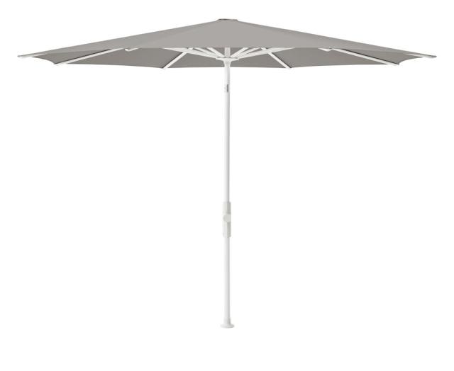 Glatz Twist Kurbel-Sonnenschirm Ø 3,3 m weiss/steel Stoffqualität 5 #1