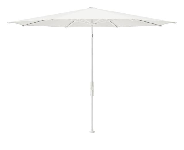 Glatz Twist Kurbel-Sonnenschirm Ø 3,3 m weiss/white Stoffqualität 5 #1