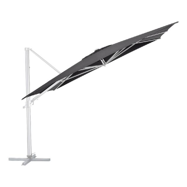 Kettler Ampelschirm Easy-Flex 350cm verschiedene Farben ink. Standkreuz und Abdeckhaube #1