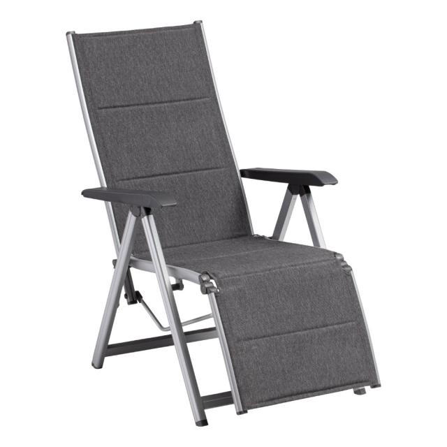 Kettler Basic Plus Relaxsessel padded silber/anthrazit meliert #1