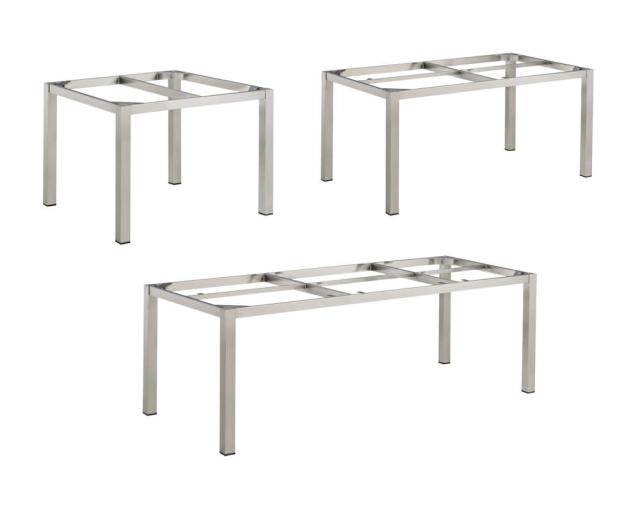 Kettler Cubic Tischgestelle aus Edelstahl für Tische 95x95, 138x68, 160x95, 220x95cm #1