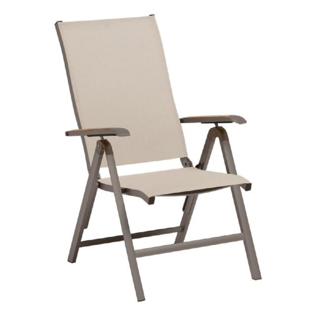 Kettler Diamond Multipositionssessel, taupe Stucco #1