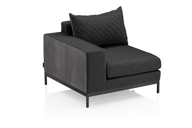Kettler Ego Modul Endteil links, anthrazit/sooty, Aluminium/Sunbrella® #1