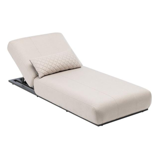 Kettler Ego Sonnenliege, anthrazit matte/natte linen, Aluminium/Outdoorstoff #1