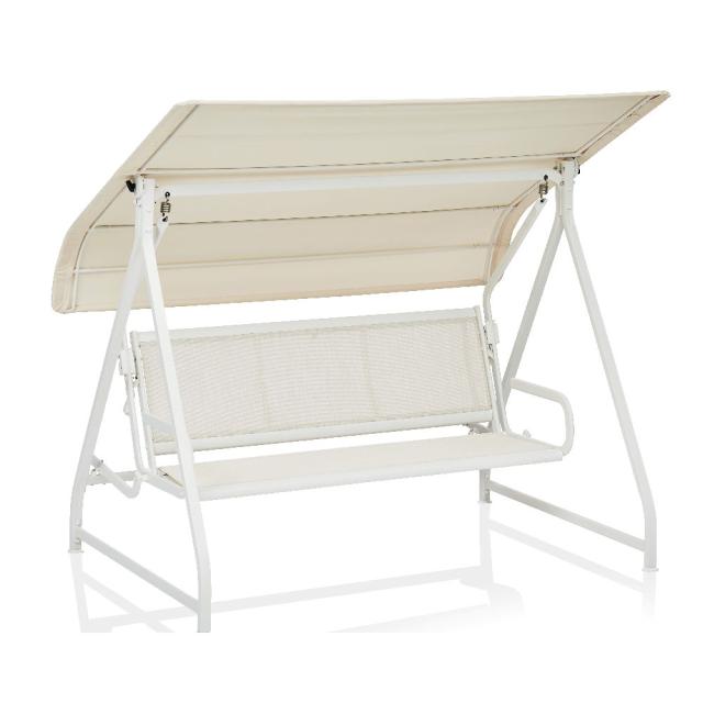 Kettler Hollywood-Schaukel Paradiso weiß matt/beige #1