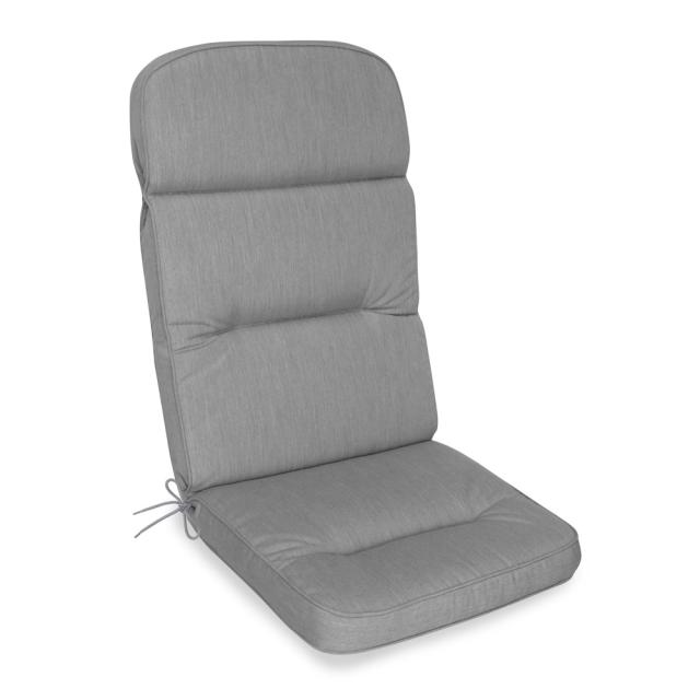 Kettler /KETTtex-Exklusiv® Hochlehner Gartenmöbel- Auflage, 123x50x9cm, silbergrau, KTH3, (agora)® #1