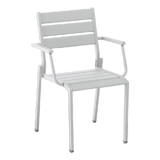 Kettler Latitude Stapelsessel, hellgrau #1